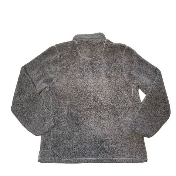 The Southern Shirt Co Quarter Zip‎ Sherpa Pullover Walnut Brown Women’s Size XL - Picture 2 of 8